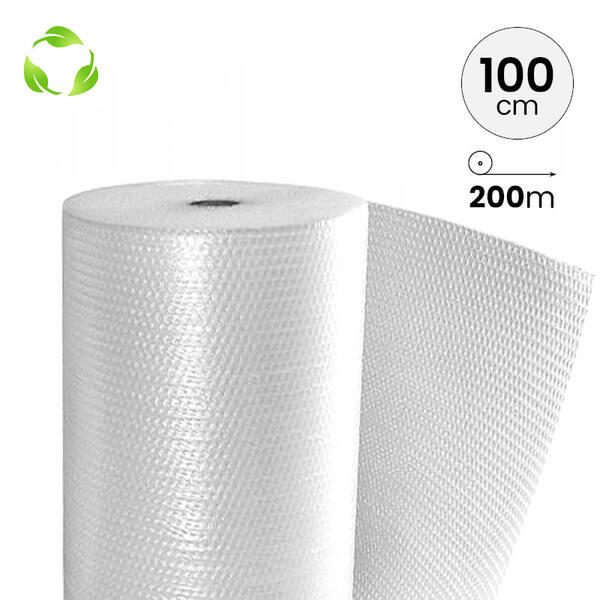 Luchtkussenfolie 100cm x 200mtr - 10x4mm nop T70