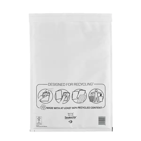 Luchtkussen envelop Mail Lite® Standard J/6 300x440mm wit