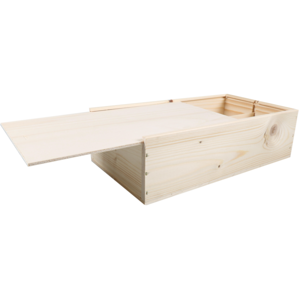 2-fles schuifkist compleet 360x196x96mm - 340x176x85mm binnen