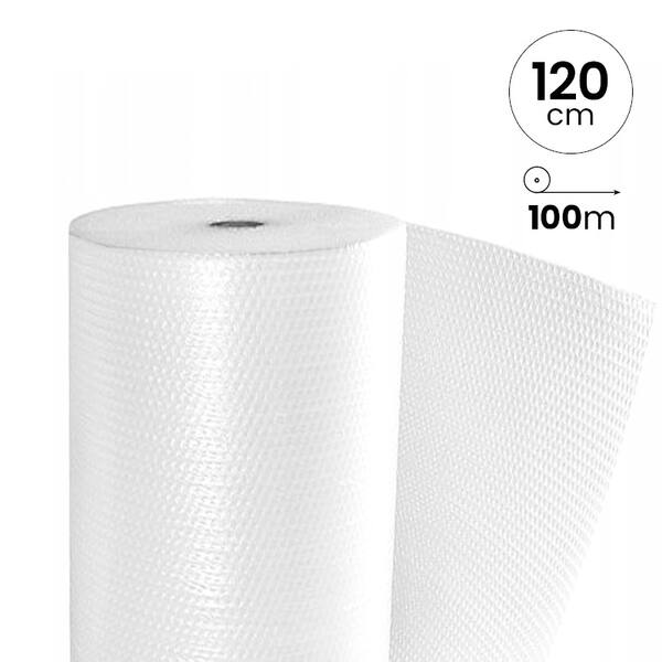 Luchtkussenfolie Ultra Light / S 120cm x 100mtr transparant