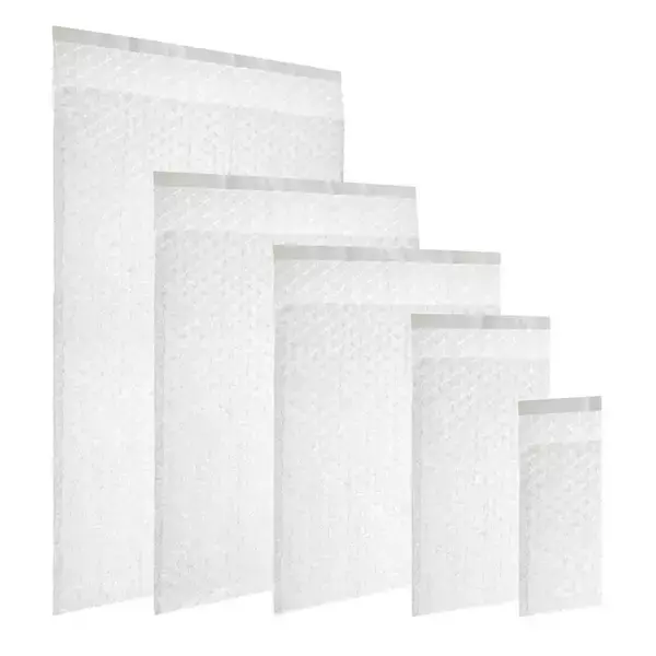 Luchtkussenfolie zakken 150x200mm + 50mm ZK klep