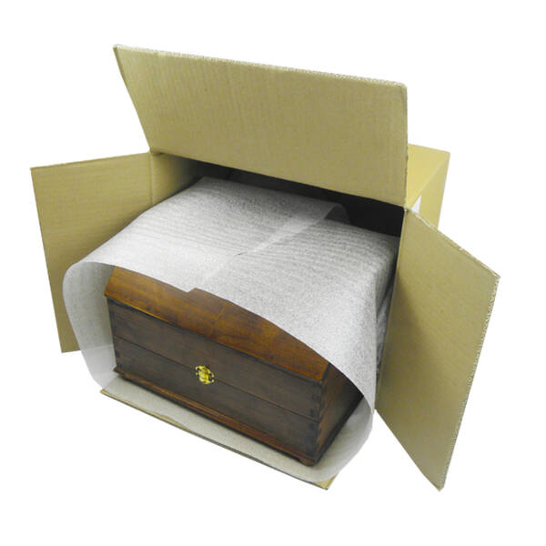 Schuimfolie PE op rol 100cm 1mm 500mtr wit