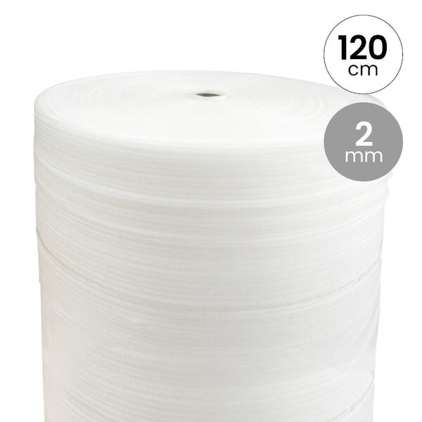 Schuimfolie 120cm 250m 2mm
