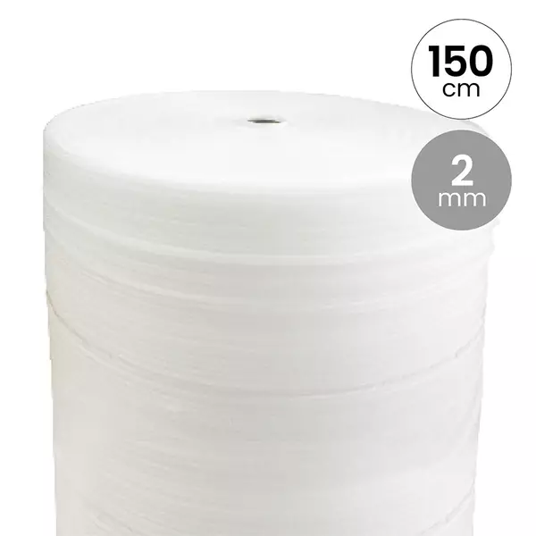 Schuimfolie 150cm 250m 2mm