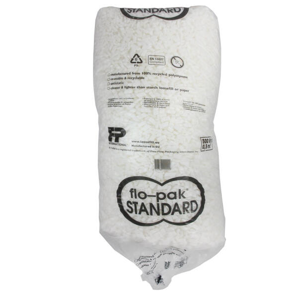 Opvulmateriaal chips 'Standard' (recycled) 500 liter 8-vorm 2x4 cm
