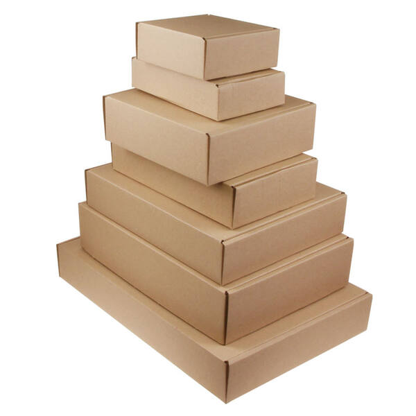 Postbox FEFCO 0427 235x185x46mm EG bruin