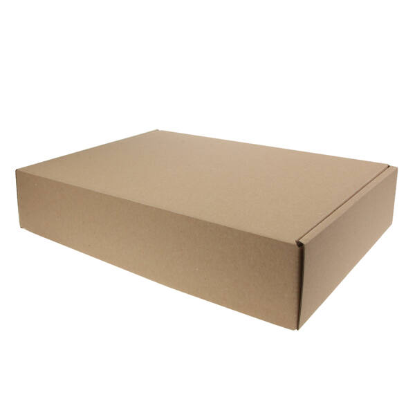 Postbox FEFCO 0427 262x190x60mm EG bruin