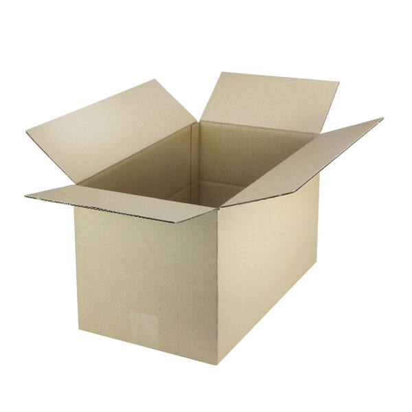 Amerikaanse vouwdozen FEFCO 0201 400x250x250 mm B-golf met extra rillijn op 125 mm