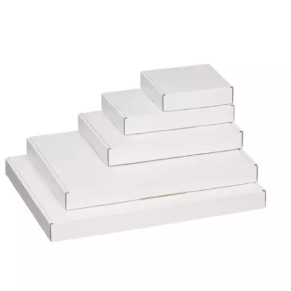 Brievenbusdoos inw. 345x255x28mm wit A4+