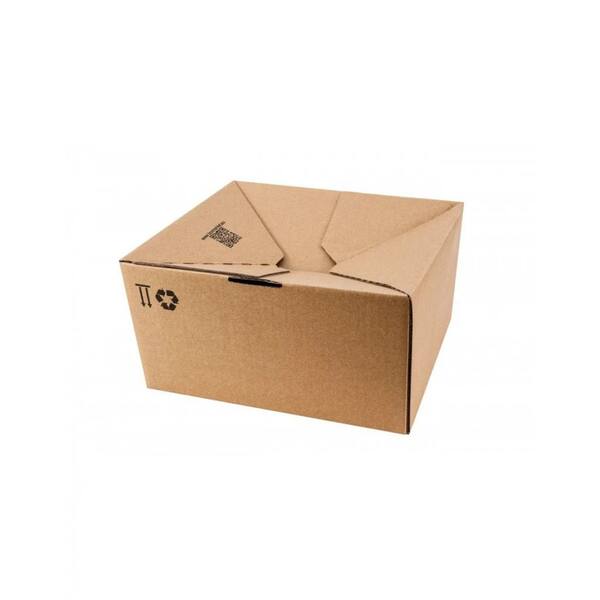Verzendbox 1 169x130x70mm EG Bruin, Autolock + plakstrip