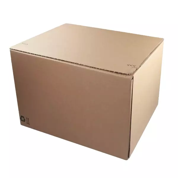 Verzendbox 9 400x260x250mm EG bruin autolock + plakstrip