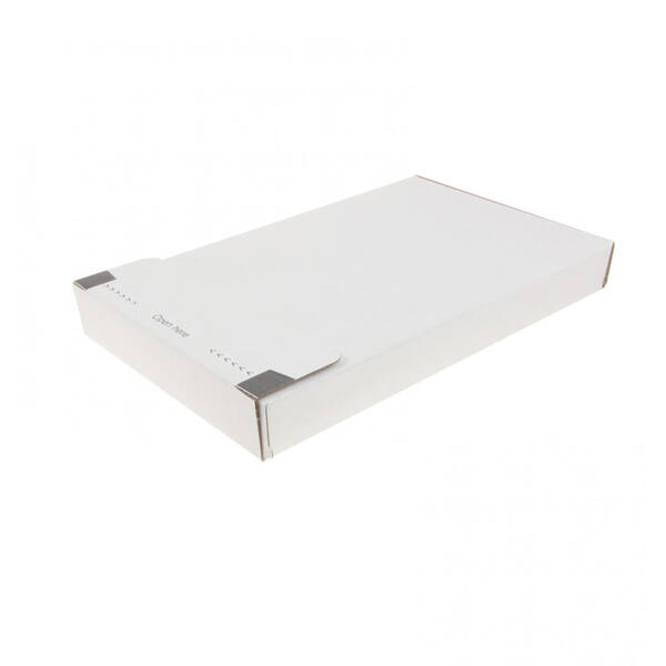 Mailbox 1 A5 160x250x28mm EG wit + 2x plakstrip