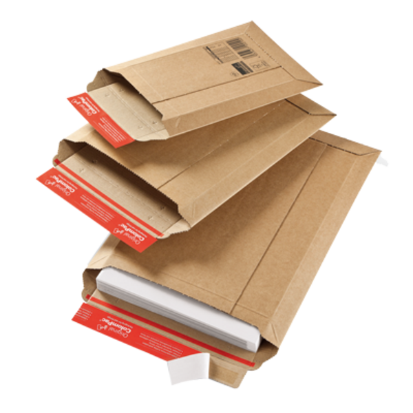 CP 010.04 Kartonnen verzendenvelop 235 x 340 x -35mm bruin EG + ZK KLep