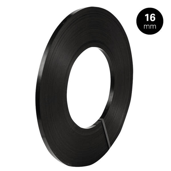 Staalband 16mm 0,5 EV zwart gelakt