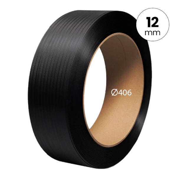 PP Band 12/63 kern 406mm 3.000m zwart