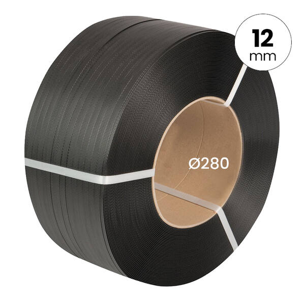 PP band 12/63 kern 280mm 2.100m zwart