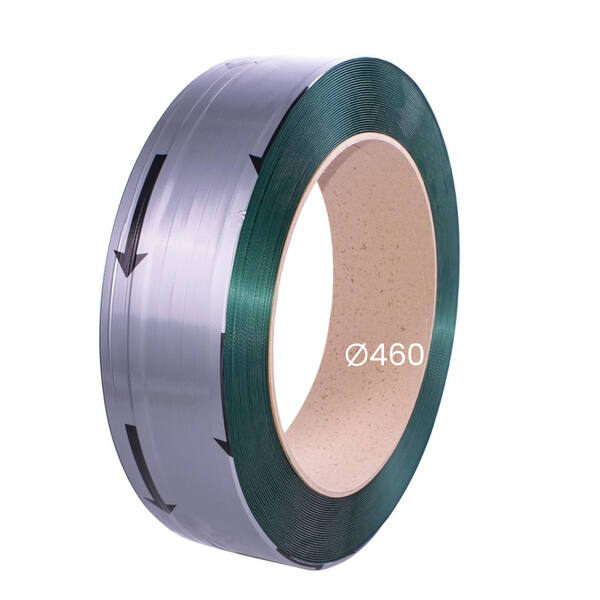 PET band 15,5/0,9mm kern 406mm x 1500mtr groen