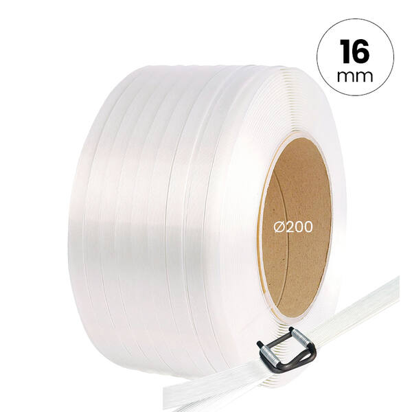 Composietband 16mm 850m wit