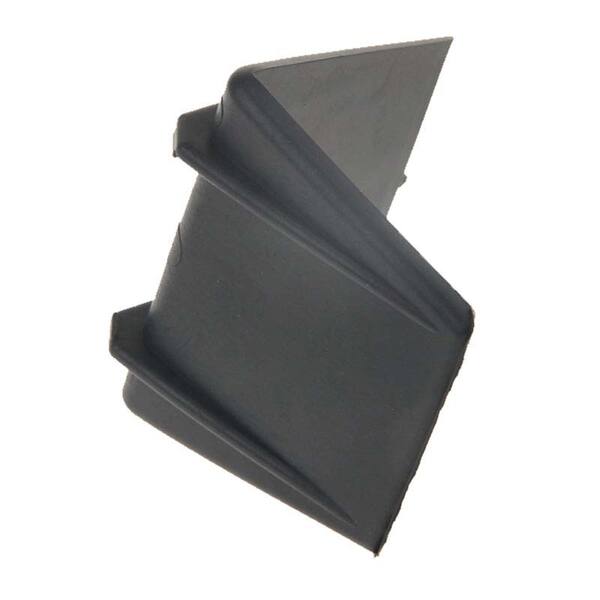 Kunststof beschermhoek 45 x 30 mm zwart
