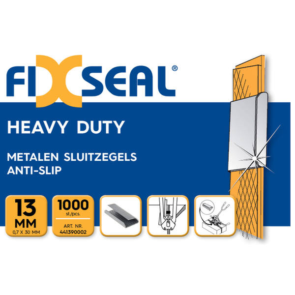 Sluitzegels FIXSEAL 13mm 0,7 mm KO strong