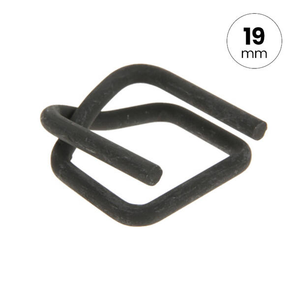 Metalen gesp FIXCLIP(BF-6) gefosfateerd 19mm 4mm draad