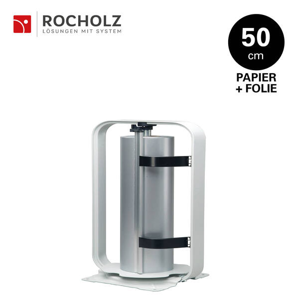 175151 - Folierolhouder verticaal model met kartelmes 50cm