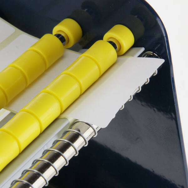 Labeldispenser 1-vaks metaal 75mm