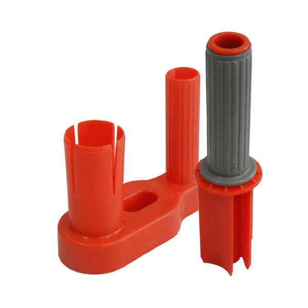 Foliedispenser 2-delig kunststof rood (SP-50)