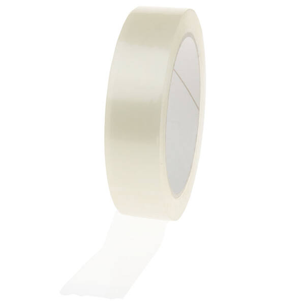 PP tape 25/66 acryle transparant low-noise