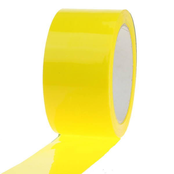 PP tape 50/66 acryle geel low-noise