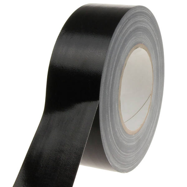 Duct tape 50/50 zwart lijmrest vrij