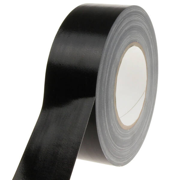 Duct tape 50/50 zwart lijmrest vrij