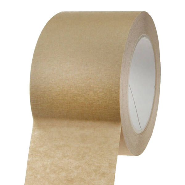Papertape 75/50 bruin zelfklevend Solvent
