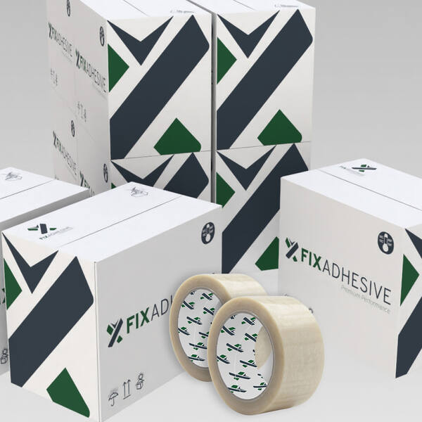FIX3000 - PP solvent tape 35my 48/66 transparant