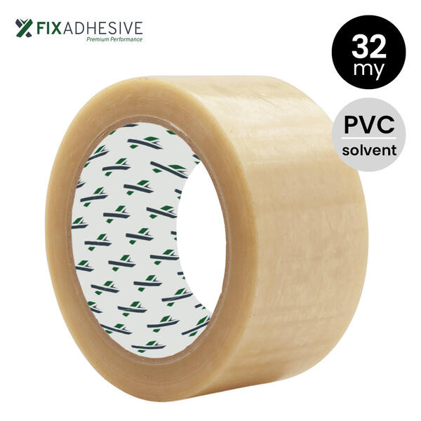 FIX5000 - PVC solvent tape 32my 48/66 transparant