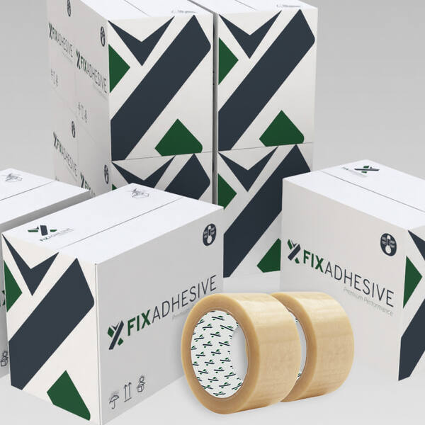 FIX5000 - PVC solvent tape 32my 48/66 transparant