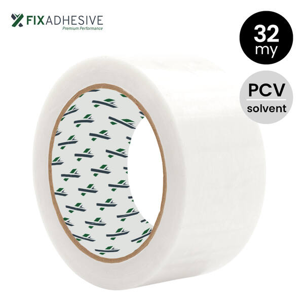 FIX5000 - PVC solvent tape 32my 48/66 wit