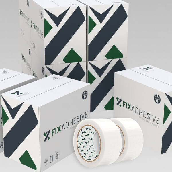 FIX5000 - PVC solvent tape 32my 48/66 wit