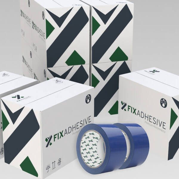 FIX5000 - PVC solvent tape 32my 48/66 blauw