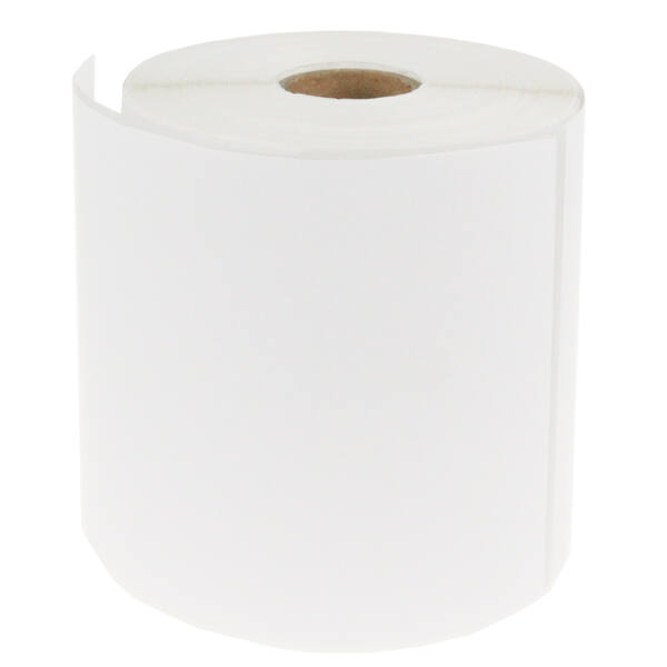 Direct thermische etiketten wit 100 x 150mm zonder perforatie permanent