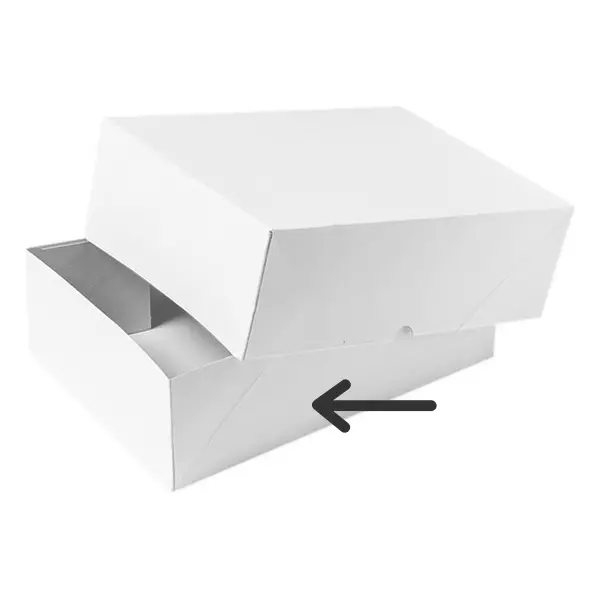 Paraatdozen bodem A4 kraft grijs/wit 700 gram 300 x 215 x 100mm
