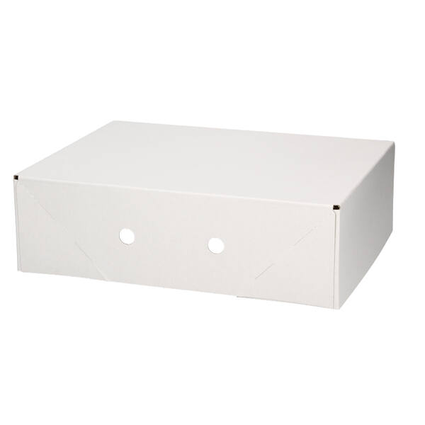 Paraatdozen deksel met vriesgaten kraft wit/wit 650 gram 398 x 298 x 121mm