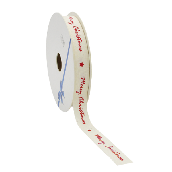 Lint kerst 'Merry Christmas' 15 mm x 20 meter 8.046821.66
