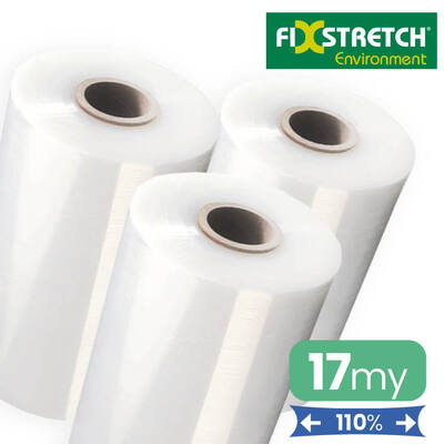 Machinefolie 17my 50cm FixStretch Environment transparant