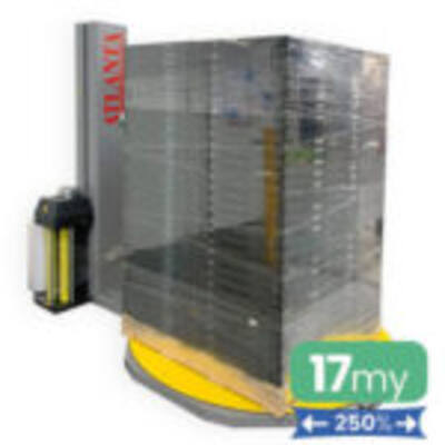 Machinefolie 17my 50cm x 2.000m Transparant rek >250% Normal cling