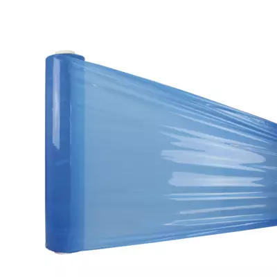 Handwikkelfolie 23my 50cm x 300mtr Blauw opaque