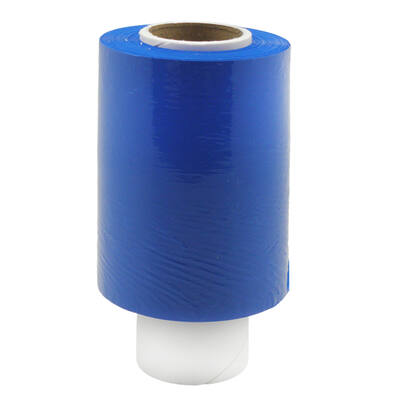 Bundelfolie 23my 10cm K38/140 blauw 150mtr