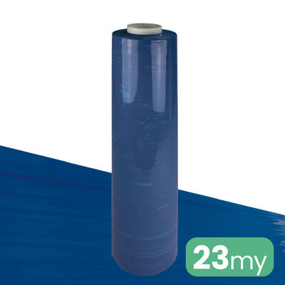Handwikkelfolie 23my 50cm 270m donkerblauw