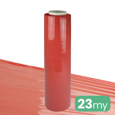 Handwikkelfolie 23my 50cm 270m rood