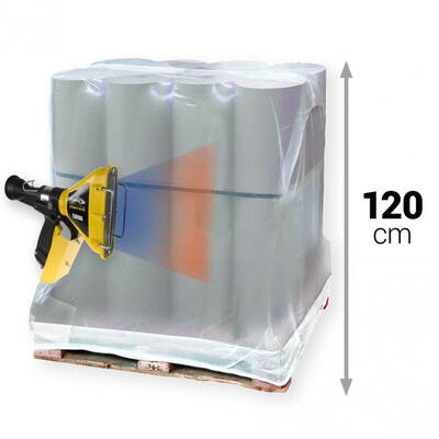 LDPE krimphoezen 127x(2x44)x120 cm 100 my transparant